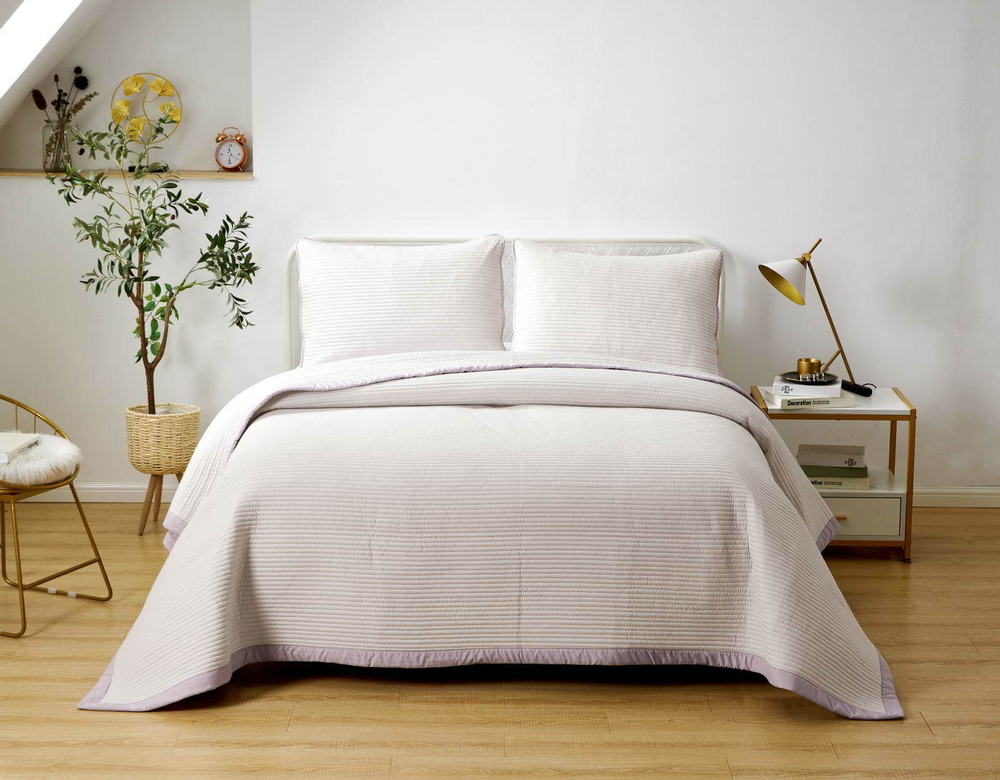 Покрывало 160х220 и 1 наволочка Sofi De MarkO Марисоль лиловое