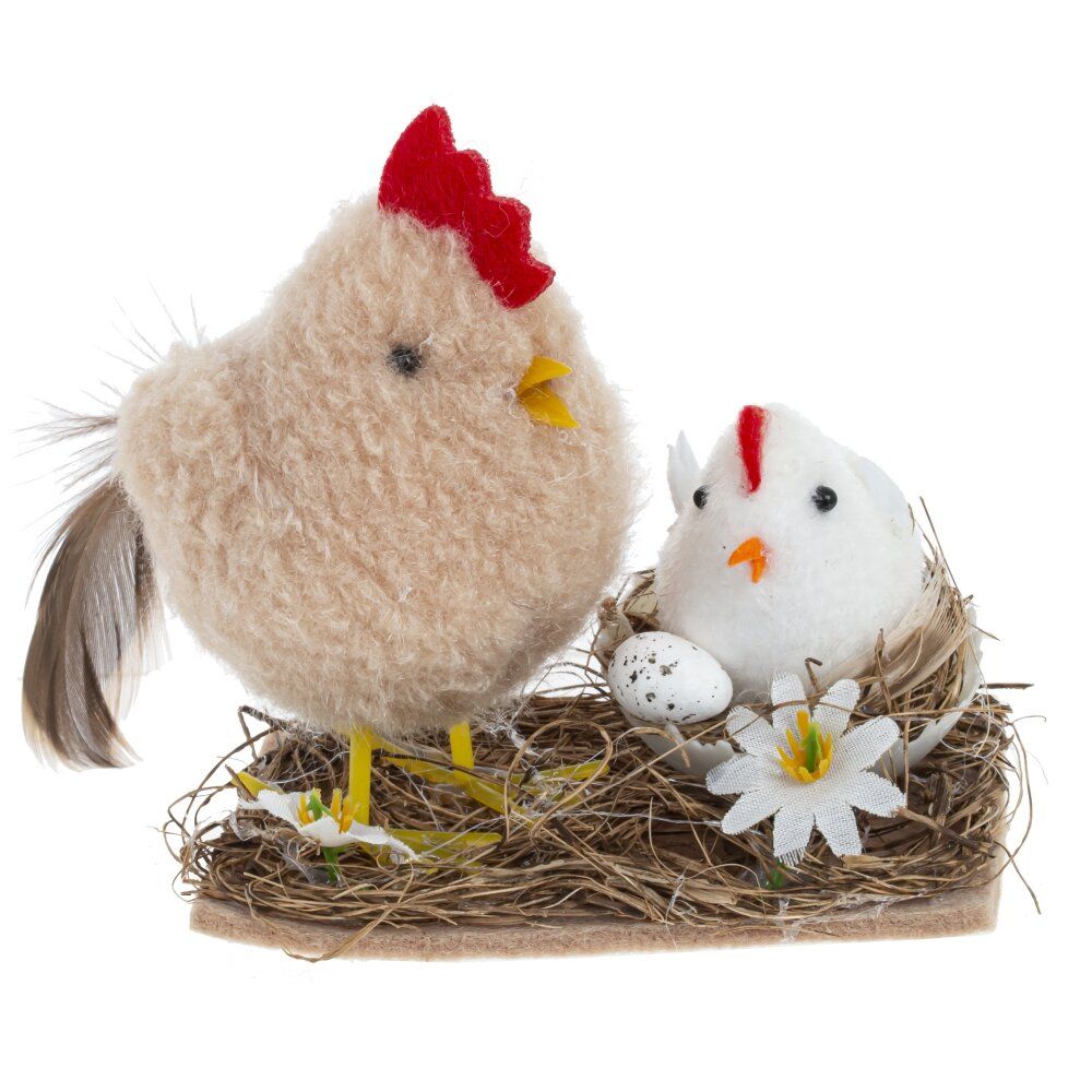 GAEM Фигурка декоративная "Цыплята", L15 W5,5 H9 см, 2в.