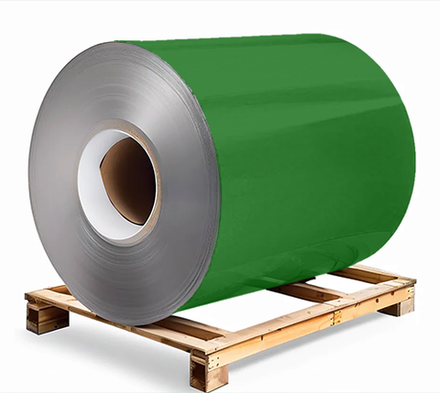 Сталь оцинкованная 0,5х1250х3000 мм RAL 6029 зеленый Грунт обр.стороны / защ.пленка