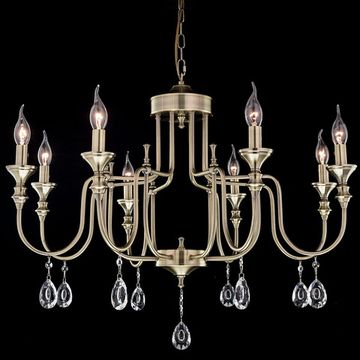 Люстра подвесная CL437223 бронза Рига Citilux