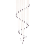 757361 Люстра CONE LED 180W 9000LM КОФЕЙНЫЙ/БЕЛЫЙ/ПРОЗРАЧНЫЙ 3000K