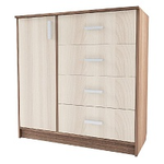 Комод № 9 шимо темный/шимо светлый