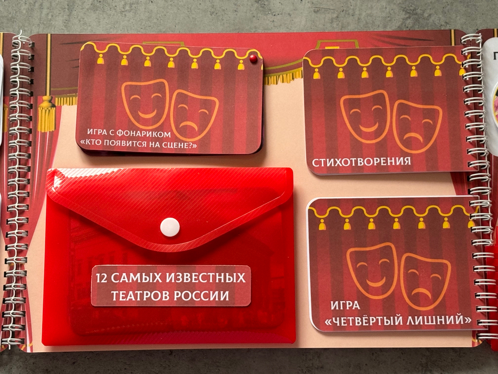 Лэпбук "Волшебный мир театра"