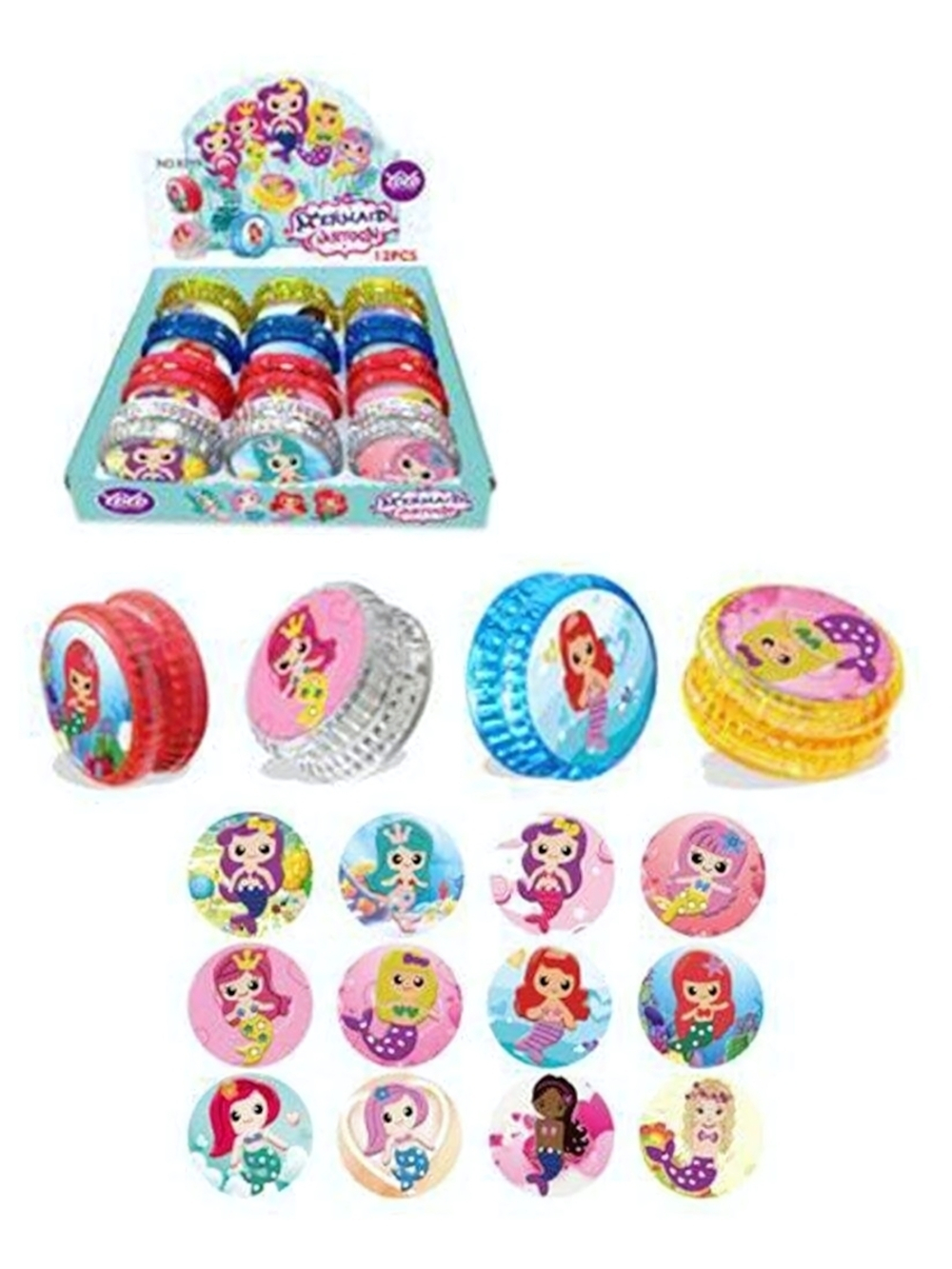 Йо-йо, свет, эл. пит. AG3х2 вх. в комплекте , в ассорт.