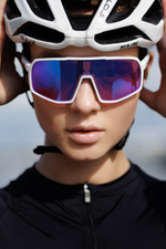 Очки S&C YOUCAN Full revo blue mirror, Matt white
