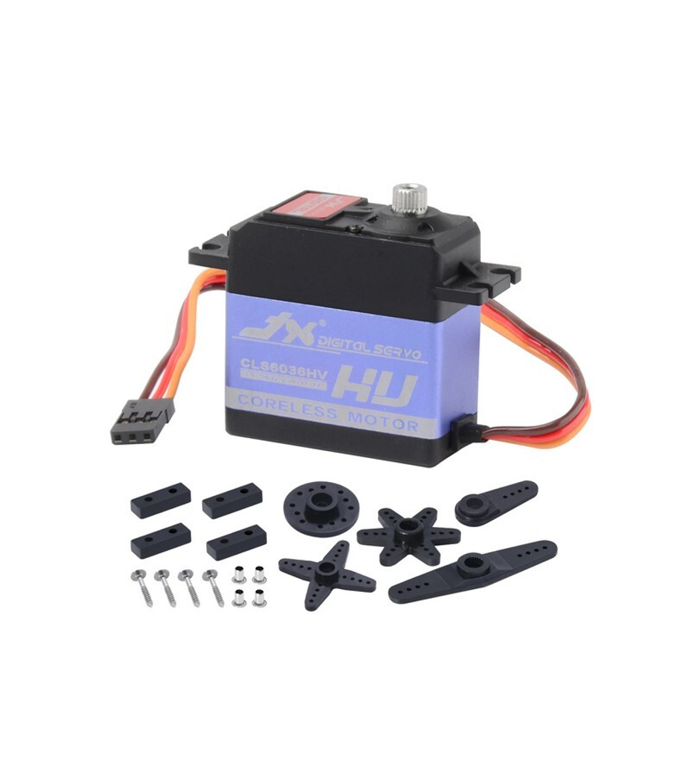 Сервомашинка цифровая JX Servo CLS6036HV (60г/35.6/0.11/7.4V) Ecoboost