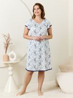 Ночная сорочка Рельеф-1 Виотекс СИНИЙ