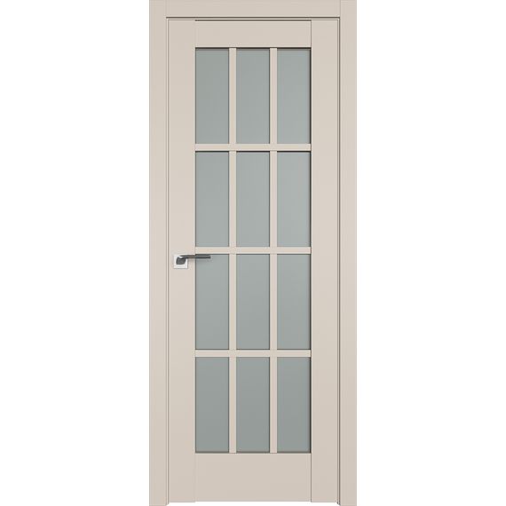 Фото межкомнатной двери экошпон Profil Doors 102U санд остеклённая