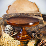 Деревянная тортница, подставка для копкейков и тортов из сибирского кедра 250мм. TR2