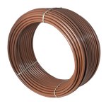 Трубка слепая двухслойная 16 мм, стенка 1,2мм, коричневая, 100м
