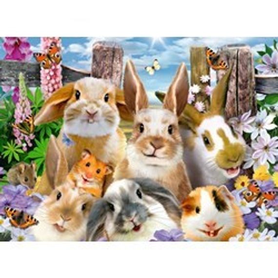 Puzzle Rabbit Selfie  100 pcs