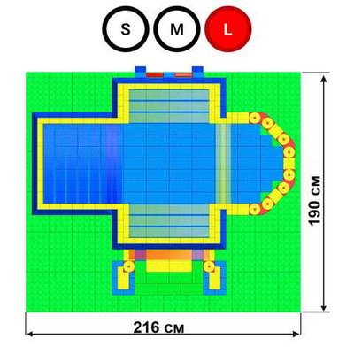 Набор GigaBloks 7,5: Дворец на платформе
