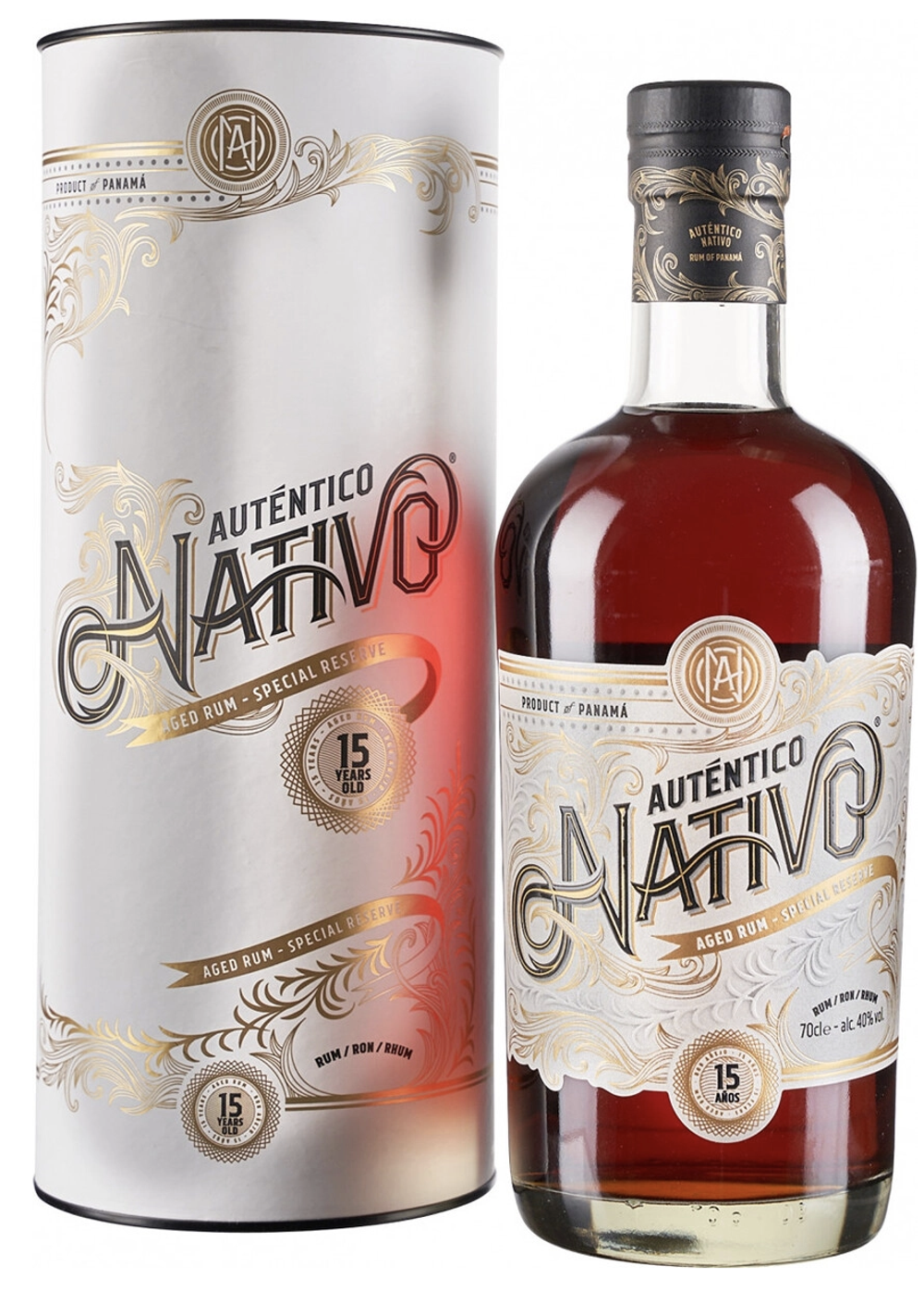 Ром Autentico Nativo 15 Years Old, 0.7 л