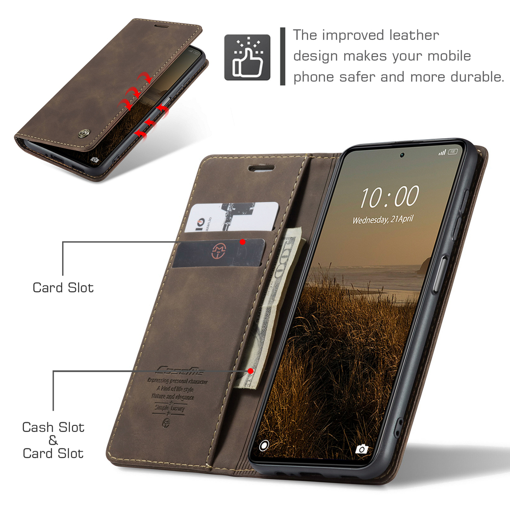 Чехол-книжка CaseMe Matte Xiaomi Redmi Note 12 5G