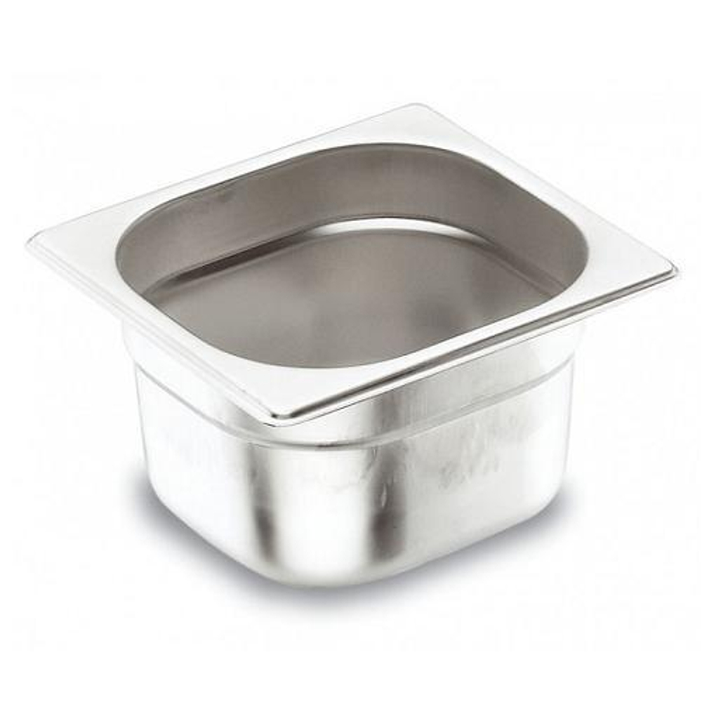 Гастроемкость 1/6 Н=100, Нерж.Сталь E16100