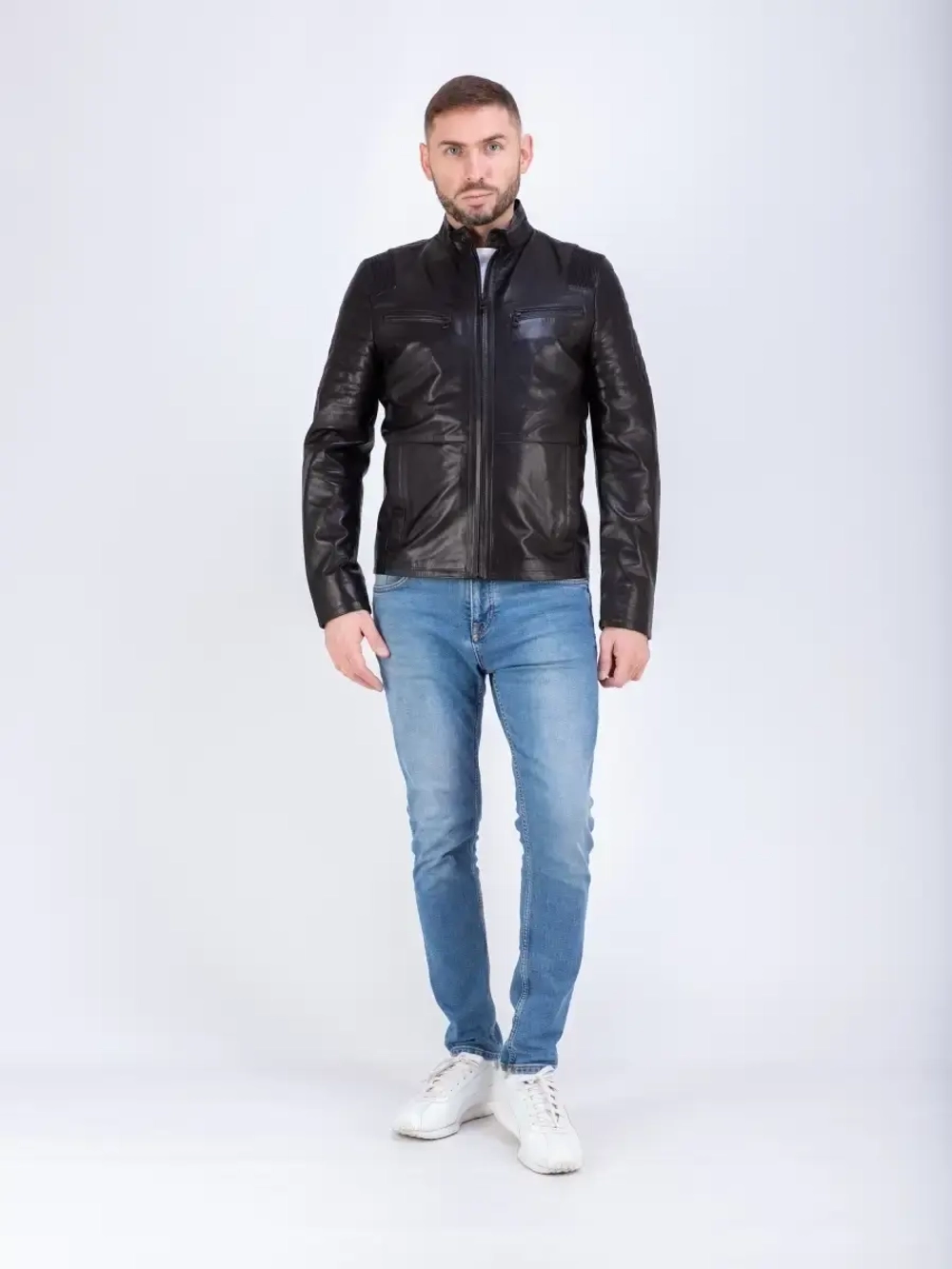 Куртка мужская из натуральной кожи
