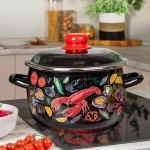 Кастрюля эмалированная 3л «Лобстер» Appetite