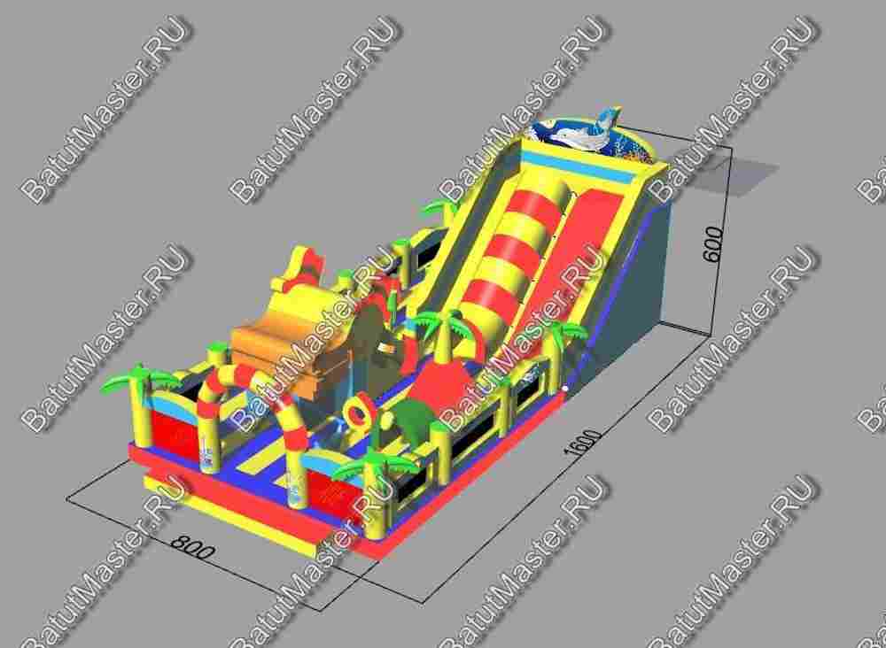 Надувной батут "Тропикана макси"