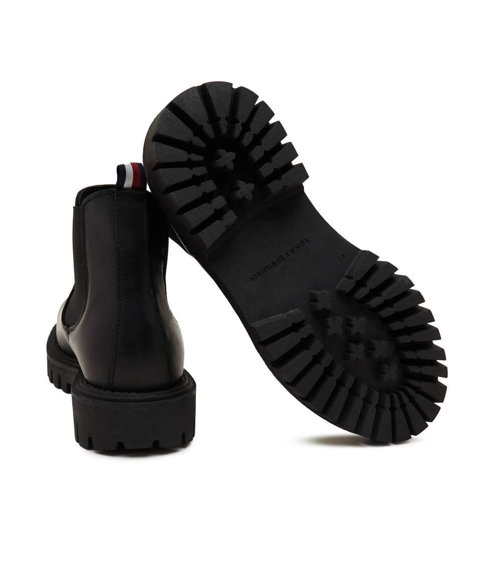 Кожаные челси premium casual chunky Tommy Hilfiger - черный(FM0FM04755)