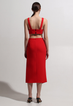 Юбка миди асимметрия