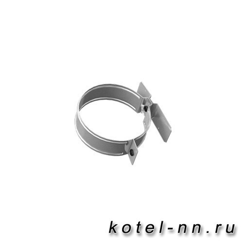 Хомут трубы водосток металл цинк  ф 90мм