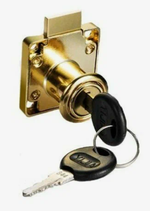 Замок мебельный №138 золото (12) (00000328)