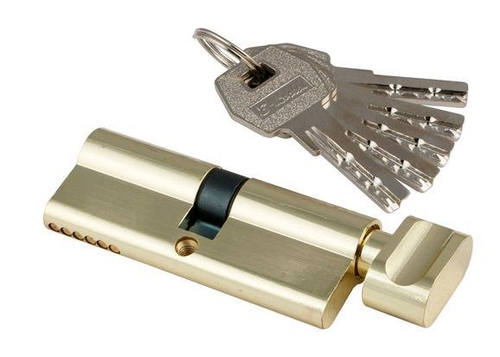 Механизм цилиндровый S-Locked Z-402-B-60 PB 5кл золото перф.кл/верт. (25*10*25)  /120353