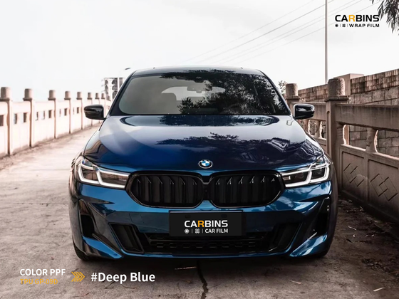 Carbins Color PPF Deep Blue GP 09D синяя цветная полиуретановая защитная антигравийная пленка