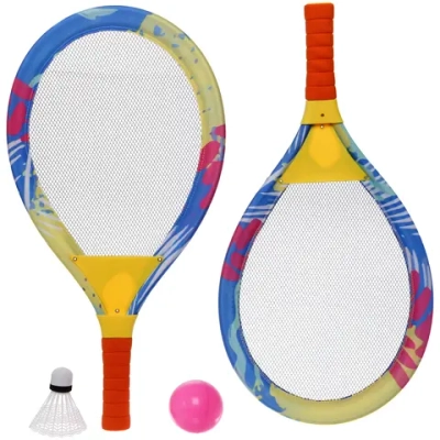 Теннис пляжный в наборе BT-1359: 2 ракетки 54*28 см, шарик, волан