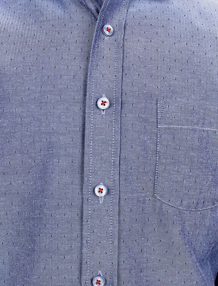 Рубашка со звездочками TSAREVICH, цвет джинс