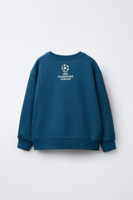 ZARA ТОЛСТОВКА UEFA CHAMPIONS LEAGUE ®, ГОЛУБОЙ