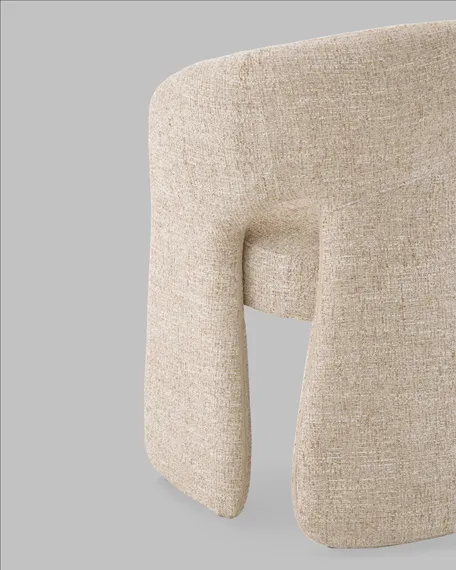 Стул-кресло 1681, кремовое