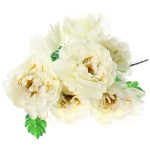 Искусственные цветы «Цветочная мелодия» Пионы 60см 7 цветков белые