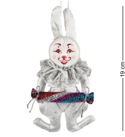 РусКукла RK-465/1 Кукла подвесная «Кролик с конфетой»