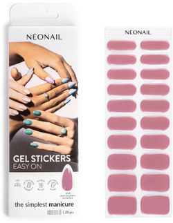 NEONAIL Easy On Gel Stickers - наклейки для ногтей, 20 шт.