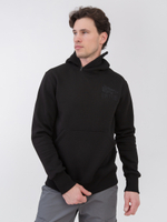 Худи Варгградъ НИНДЗЯ мужская чёрная с начёсом «Волк»