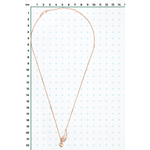 Колье «Крыло» из красного золота