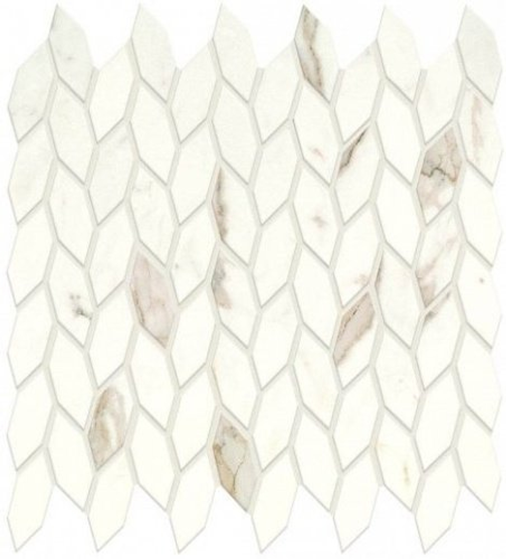 Мозаика ATLAS CONCORDE MARVEL SHINE Calacatta Prestigio Mosaico Twist Shiny 30,5x30,5 A4WL