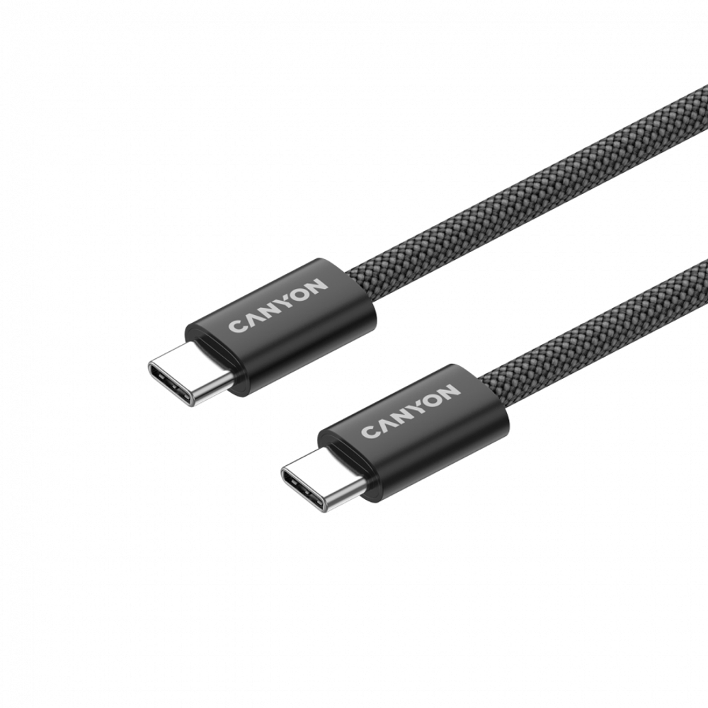 CANYON cable OnWire 60MG C-C 60W Magnet Braided 1m Black