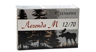 Патрон 12/70 Техкрим пуля Легенда М П-2, коробка 10 шт.