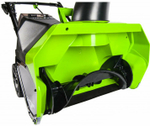 Снегоуборщик аккумуляторный GreenWorks GD40ST 40V 2600007, бесщеточный, без АКБ и ЗУ, ширина 51, высота 25, выброс 6м.