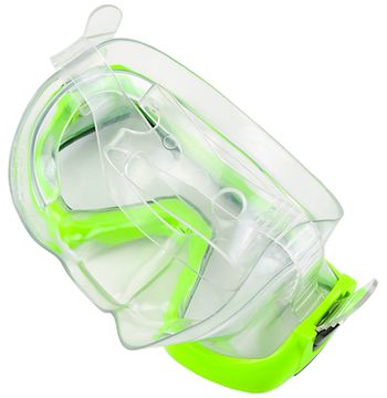 Маска Mares Corallo прозрачная/зеленая