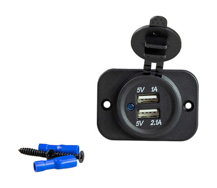 Разъем USB 5В 3.1А на панели