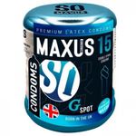 Презервативы гладкие, двойная спираль MAXUS G Spot 15 шт