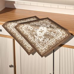 НАБОР САЛФЕТОК ИЗ 2-Х ШТ "ROYAL GARDEN",40Х40СМ, 100% ХЛОПОК ,БЕЖЕВЫЙ ,ТВИЛ