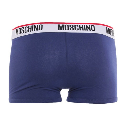 Мужские трусы боксеры синие Moschino