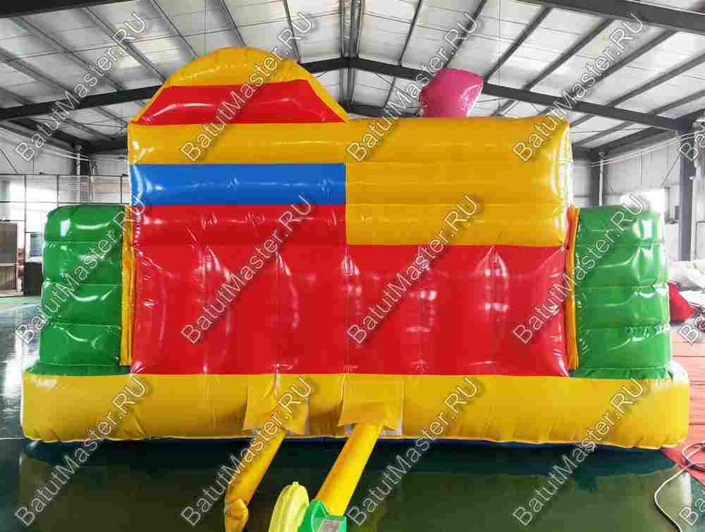 Надувной батут "Лесные друзья", 7*5*4 м