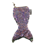 Пенал 1 отд. 24х14,6см "Хвост русалки" зеленый, пайетки (Феникс+)