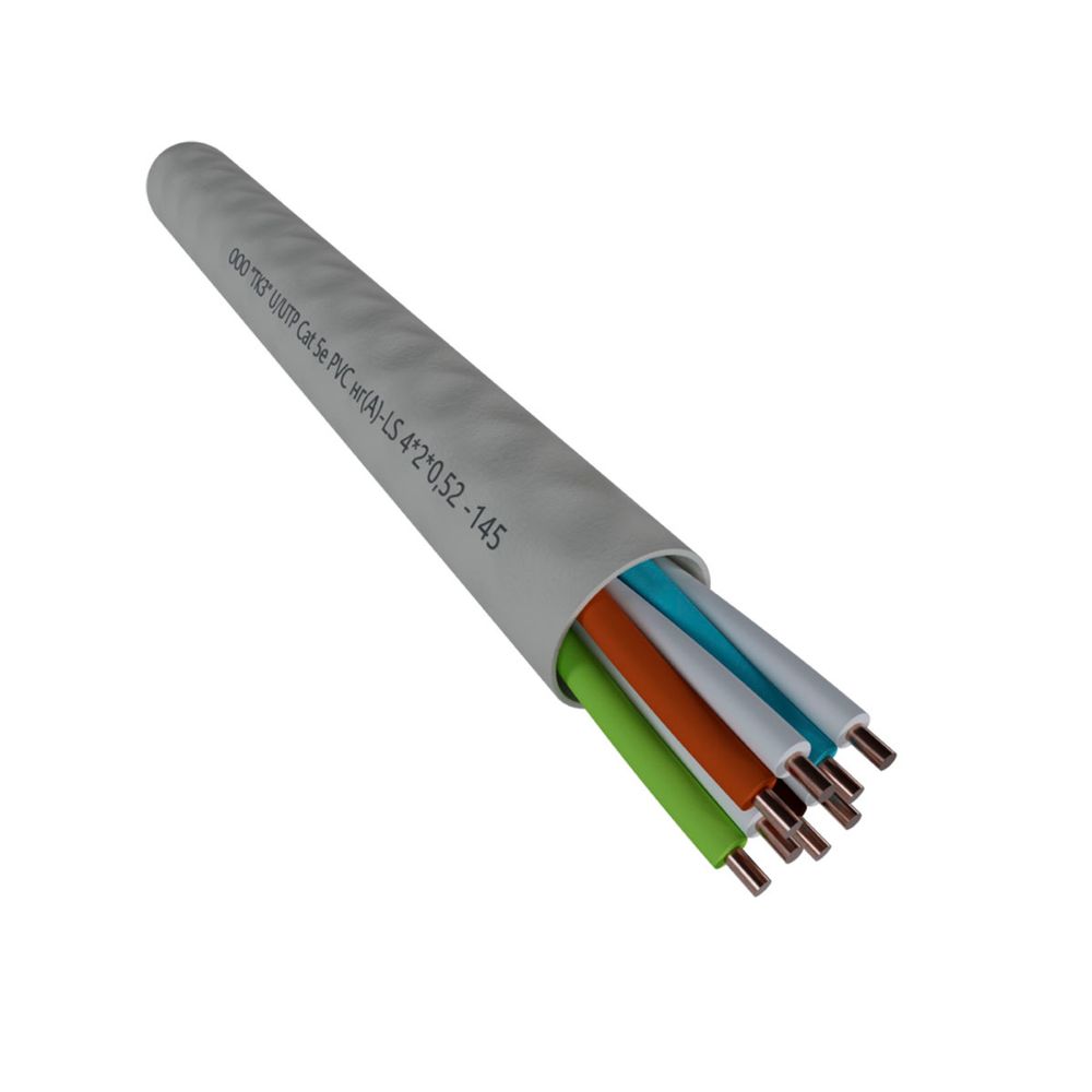 U/UTP кат.5e, 1 пара, 0,50 PVC нг(A)-LS кабель витая пара Фариаль