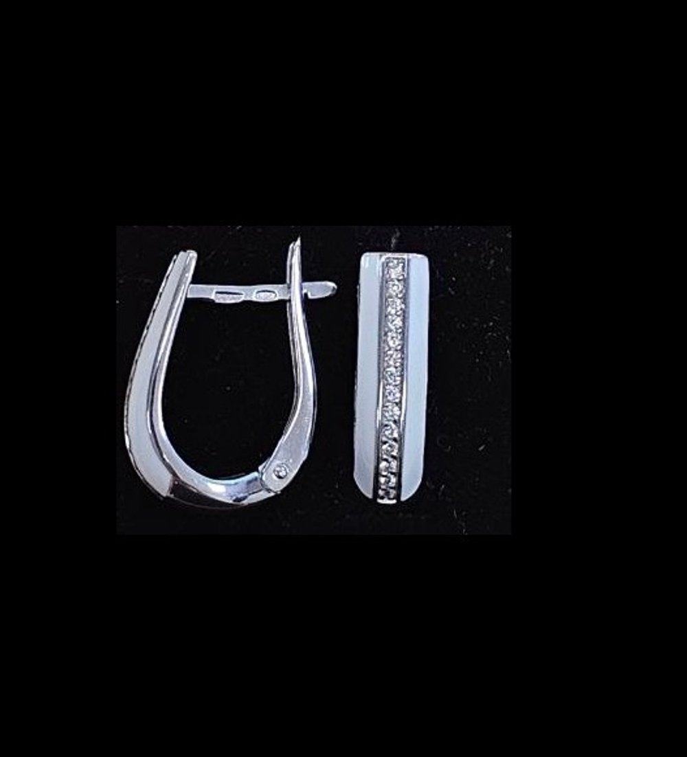 Серьги из серебра 925 пробы